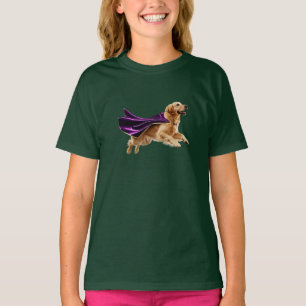 Camiseta Infantil Super-Herói Labrador Retriever F