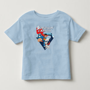 Camiseta Infantil Super-Homem & Krypto Soar