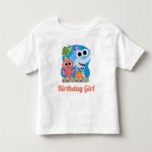 Camiseta Infantil Super Simples   Finny, o Aniversário do Tubarão Co
