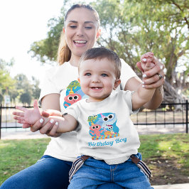 Camiseta Infantil Super Simples | Finny, o Aniversário do Tubarão Co