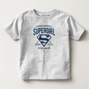 Camiseta Infantil Supergirl Melhor Do Que Nunca Gráfico Retroativo