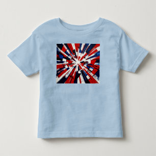 Camiseta Infantil Supernova Pop – Explosão Geométrica Abstrata