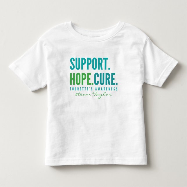 Camiseta Infantil Suporte a turista Nome personalizado Toddler T-Shi (Frente)
