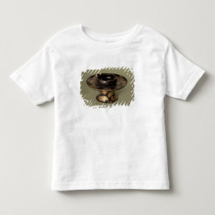 Camiseta Infantil Suporte do copo com a decoração de "Nashiji"