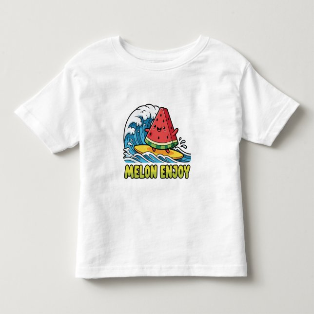 Camiseta Infantil Surf e snack (Frente)