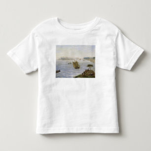 Camiseta Infantil Surpresa na linha da frente do exército em Estero