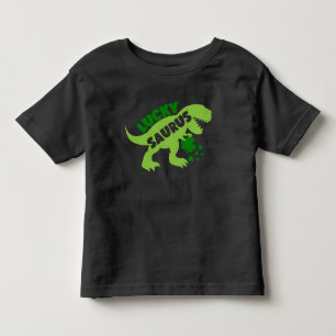 Camiseta Infantil Surus da sorte - Rua. Dino do dia de Patrick
