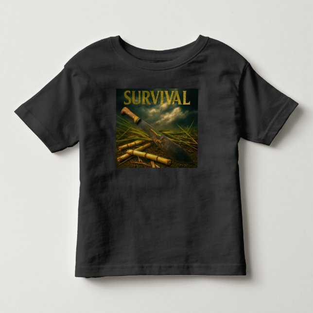 Camiseta Infantil Survival (Frente)