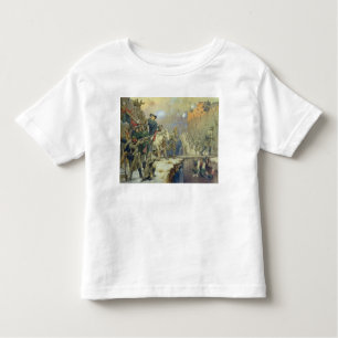 Camiseta Infantil Suvorov que cruza a ponte do diabo em 1799, 1880