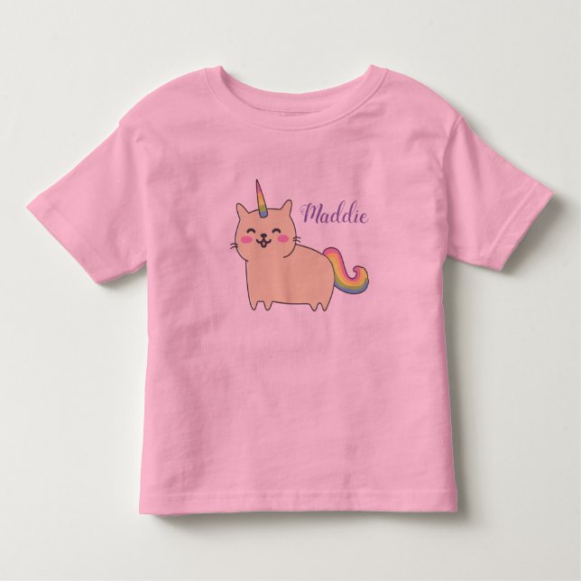 Camiseta Infantil Sweatshirt Personalizada Unicórn Unikitty (Frente)
