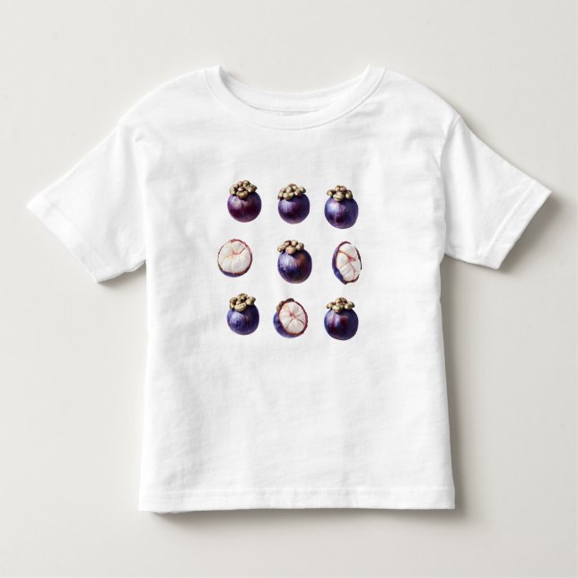 Camiseta Infantil Sweet Mangosteen Tropical Fruit (Frente)