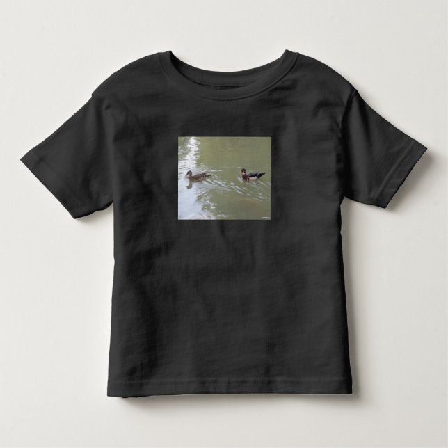 Camiseta Infantil Swimming Ducks (Frente)