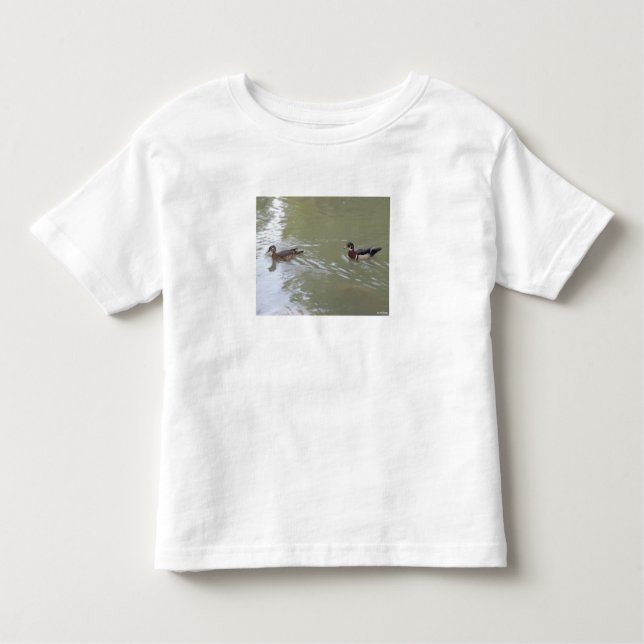 Camiseta Infantil Swimming Ducks (Frente)