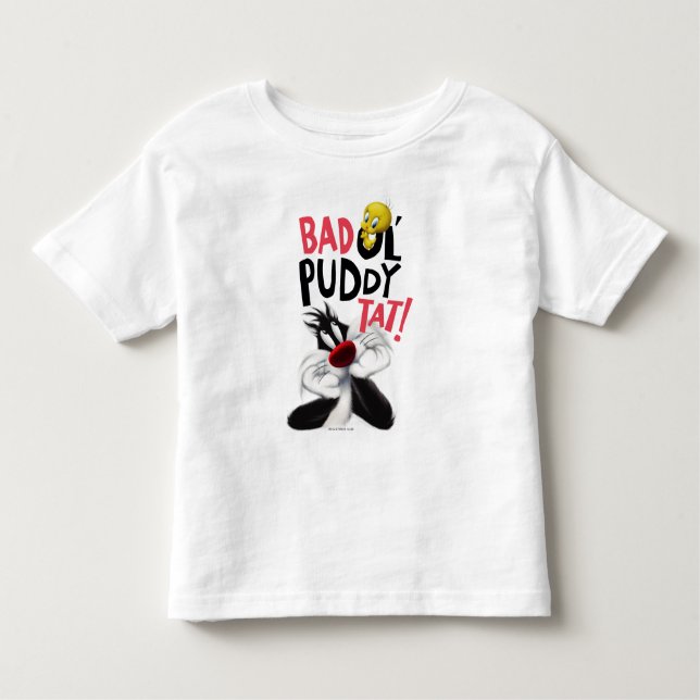 Camiseta Infantil SYLVESTER™ E TWEETY™ - Porta Ol'Puddy média (Frente)