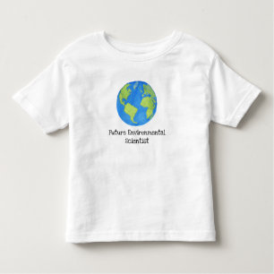 Camiseta Infantil T ambiental futuro do cientista