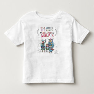 Camiseta Infantil T animal da banda