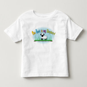 Camiseta Infantil T cristão da criança - o senhor é meu pastor
