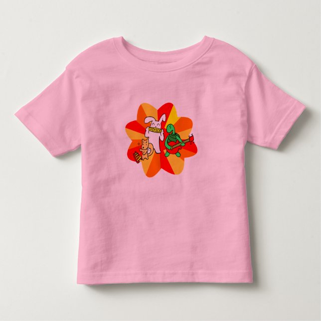 Camiseta Infantil T da banda do doce da amora da criança (Frente)