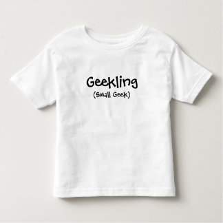 Camiseta Infantil T da criança de Geekling (geek pequeno)