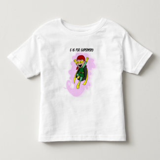 Camiseta Infantil T da criança de Lucy do super-herói
