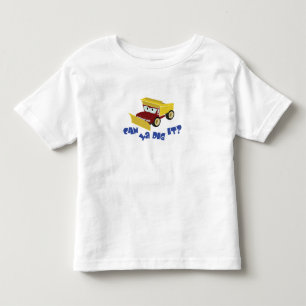 Camiseta Infantil T da criança do camião basculante