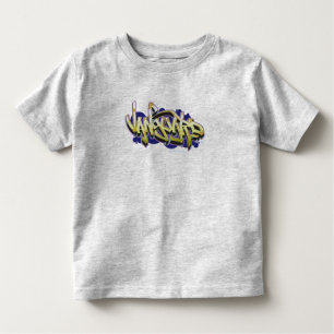 Camiseta Infantil T da criança do estilo dos grafites da vanguarda