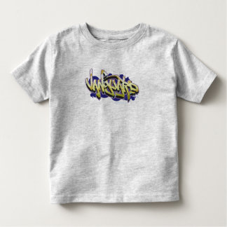 Camiseta Infantil T da criança do estilo dos grafites da vanguarda