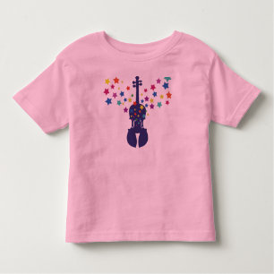 Camiseta Infantil T da Presente-Criança do violino