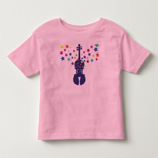 Camiseta Infantil T da Presente-Criança do violino (Frente)