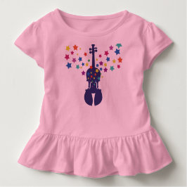 Camiseta Infantil T da Presente-Criança do violino