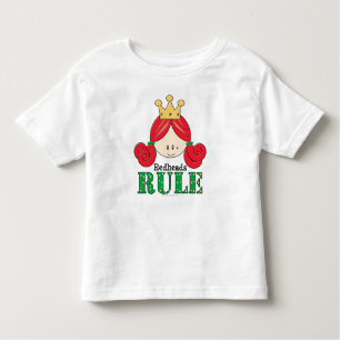 Camiseta Infantil T do miúdo da criança do Redhead da regra dos
