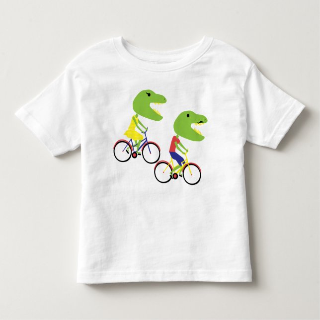 Camiseta Infantil T do miúdo de Dino do hipster (Frente)