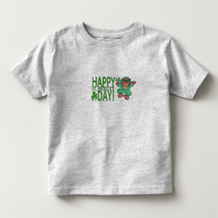Camiseta Infantil T do plissado do dia de St Patrick feliz