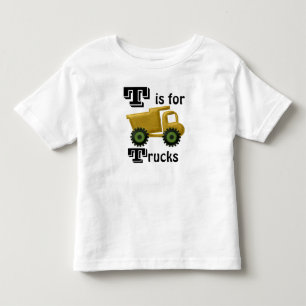 Camiseta Infantil T é para caminhões t-shirt infantil