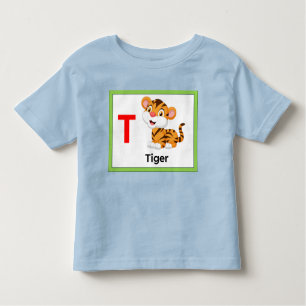 Camiseta Infantil T é para Tiger
