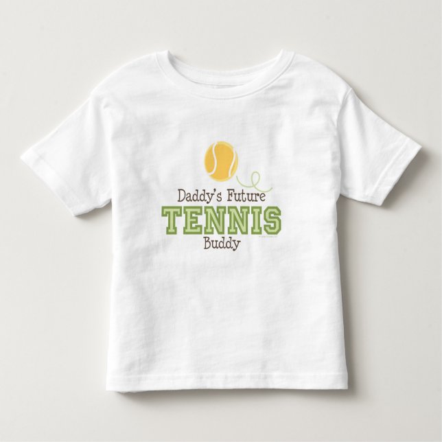 Camiseta Infantil T futuro da criança do amigo do tênis do pai (Frente)