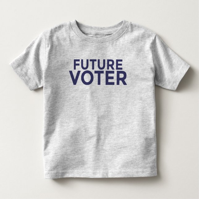 Camiseta Infantil T futuro da criança do eleitor (Frente)