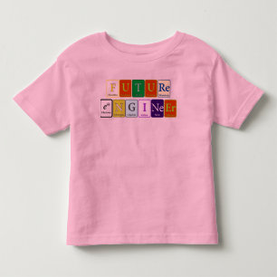 Camiseta Infantil T futuro da criança do engenheiro