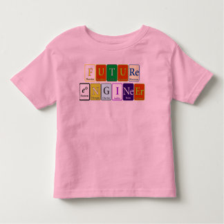 Camiseta Infantil T futuro da criança do engenheiro