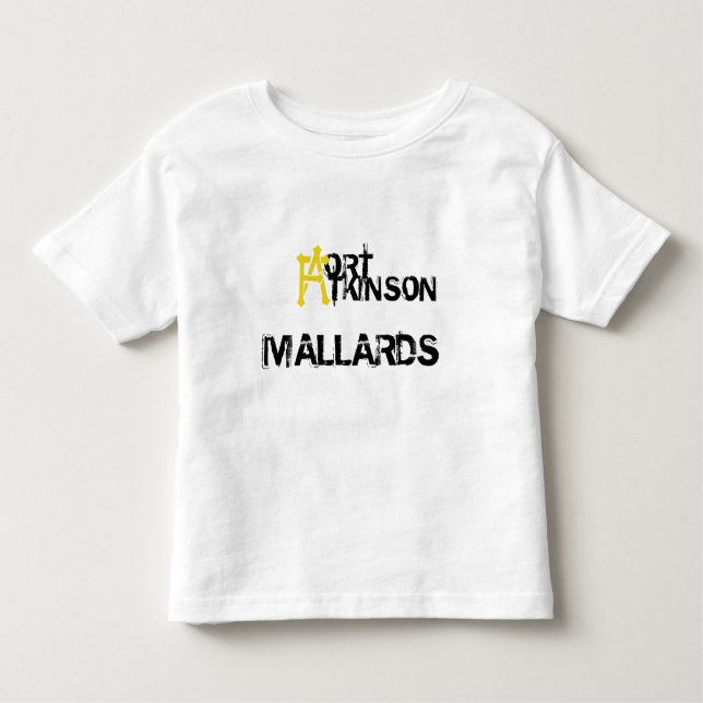 Camiseta Infantil T novo da criança da idade dos patos selvagens (Frente)