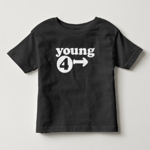Camiseta Infantil T novo do aniversário 4ever