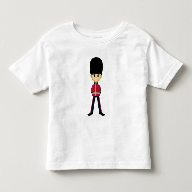 Camiseta Infantil T real britânico da guarda (Frente)