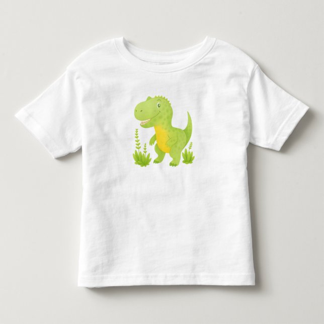 Camiseta Infantil T-Rex Feliz (Frente)