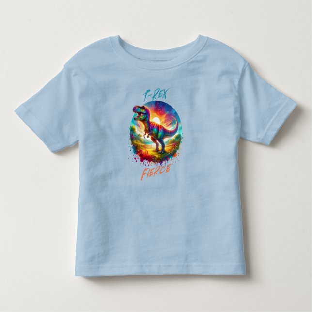 Camiseta Infantil T-Rex Feroz (Frente)