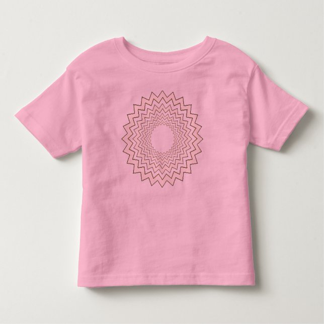 Camiseta Infantil T-shirt - Anéis concêntricos (Frente)
