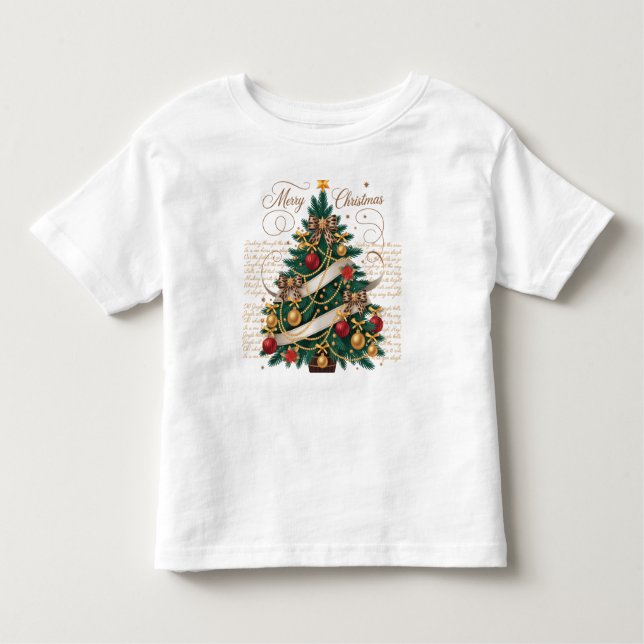Camiseta Infantil T-Shirt-Baby Merry Christmas (Frente)