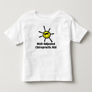 Camiseta Infantil T-shirt Bem-Ajustado do miúdo de Chiro