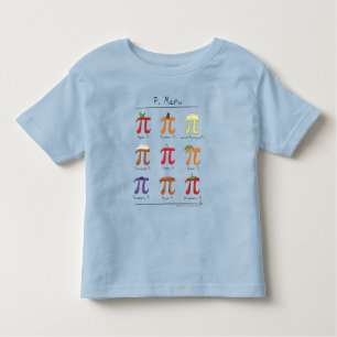 Camiseta Infantil T-shirt bonito da criança do miúdo do dia do Pi da
