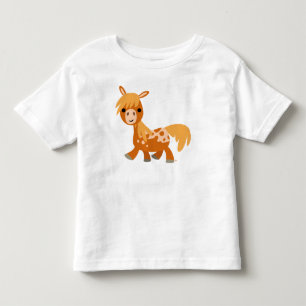 Camiseta Infantil T-shirt bonito das crianças do pônei do Appaloos