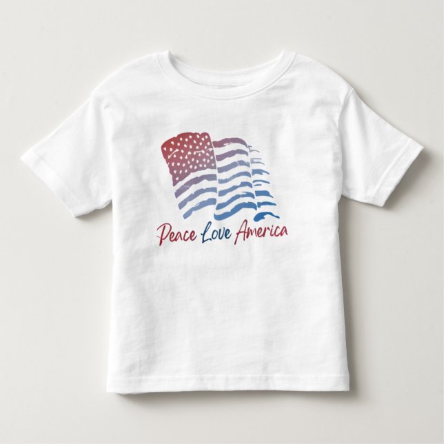 Camiseta Infantil T-Shirt Branca Patriótico (Frente)